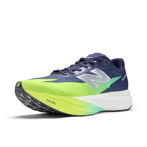 New Balance Men's FuelCell SuperComp Elite V5 Running Shoe, Boysenberry/Afterglow, 10