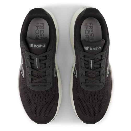 New Balance Men's Fresh Foam X Kaiha Road v2 Running Shoe, Faded Black/Slate Grey, 14