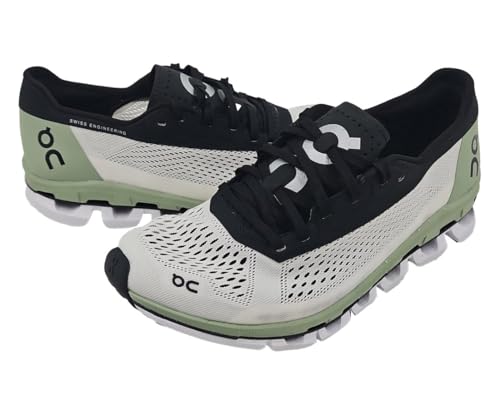 On Cloudboom 1 Women Shoes Size 7, Color: White/Black-White