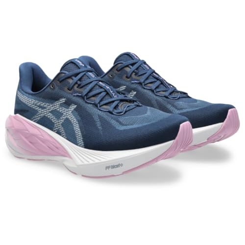 ASICS Women's DYNABLAST 6 Running Shoes, 9.5, Independence Blue/Hazy Lilac