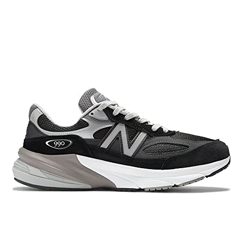 New Balance Women's FuelCell 990 V6 Sneaker, Black/Black, 7 Medium US