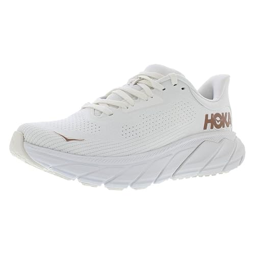 Hoka Women's Arahi 7 Blanc De Blanc/Rose Gold 8 Medium