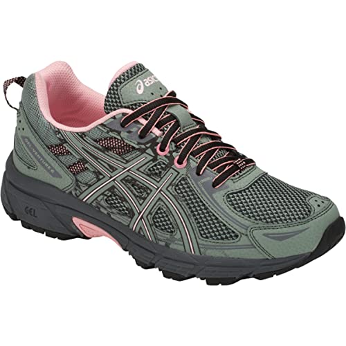 ASICS Women's Gel-Venture 6 Trail Running Shoes, 11, Slate Grey/Frosted Rose