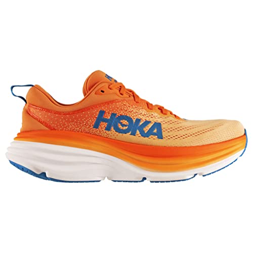 HOKA Men's Bondi 8 Shoes (Impala/Mock Orange, us_Footwear_Size_System, Adult, Men, Numeric, Medium, Numeric_10)