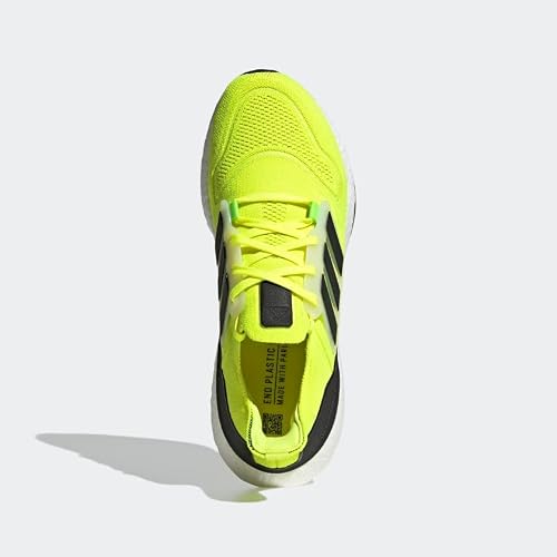 Adidas Men's Ultraboost 22, Solar Yellow/Black/Cloud White, 10