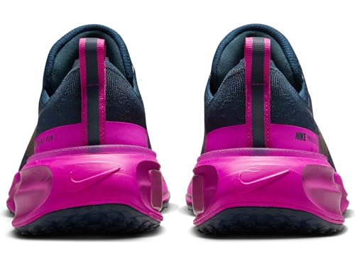 Nike Invincible 3 Women's Road Running Shoes (DR2660-404, Armory Navy/Vivid Grape/Hot Fuchsia/) Size 11.5