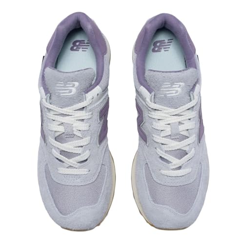 New Balance Unisex-Adult 574 V2 Unisex Sneaker, Rain Cloud/Grey, Men 5 M/Women 6.5 W