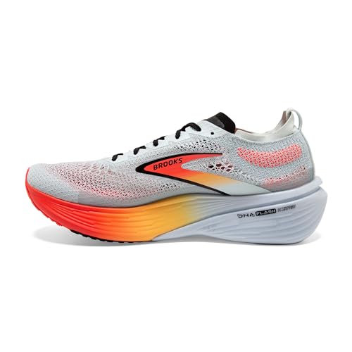 Brooks Unisex Hyperion Elite 4 Neutral Running Shoe for Men & Women - Illusion Blue/Coral/Orange - 8.5 Medium - alternate view 5