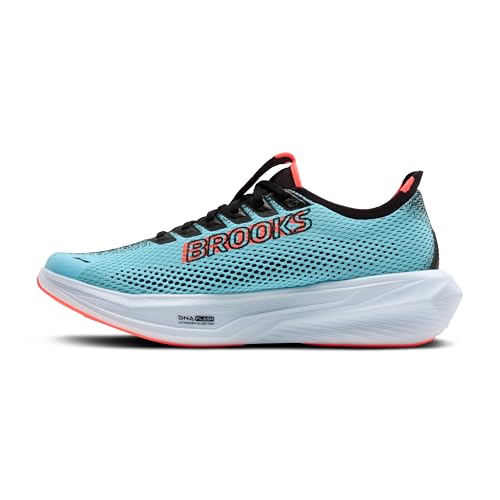 Brooks Men’s Hyperion 3 Neutral Running Shoe - Atomizer/Black/Pink Clay - 12 Medium