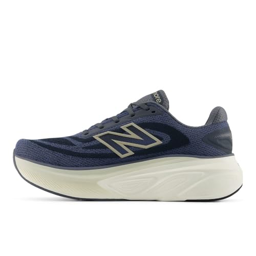 New Balance Men's Fresh Foam X More V6 Running Shoe, Graphite/Vintage Indigo, 10.5