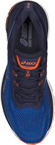 ASICS GT-2000 6 Men's Running Shoe, Imperial/Indigo Blue/Shocking Orange, 13 W US