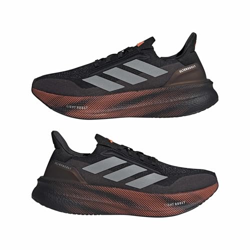 adidas Men's Ultraboost 5X Running, Black/Silver Metallic, 13