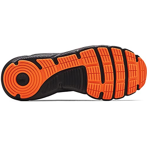 Under Armour Men's Charged Assert 9DISC, Black/Blaze/Orange, 11 M US