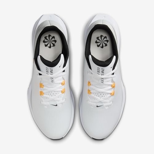 Nike Infinity G NN Golf Shoes (White/Black/Topaz Gold) Size 9.5