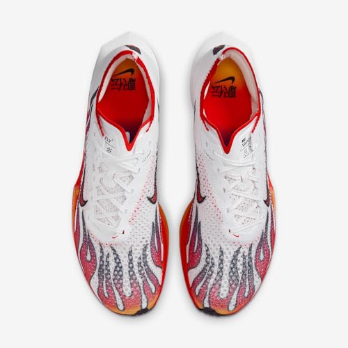 Nike Vaporfly 3 Men's Road Racing Shoes (HQ3504-100, White/Black/University Red/Habanero Red) Size 8.5