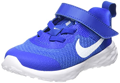 Nike Revolution 6 Nn (GS), Unisex Children's Gymnastics Shoes, Game Royal White Black, 5 US