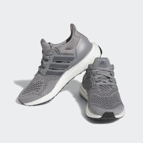 Adidas Ultraboost 1.0 Running Shoe, Grey/Grey/Black, 3.5 US Unisex Little Kid