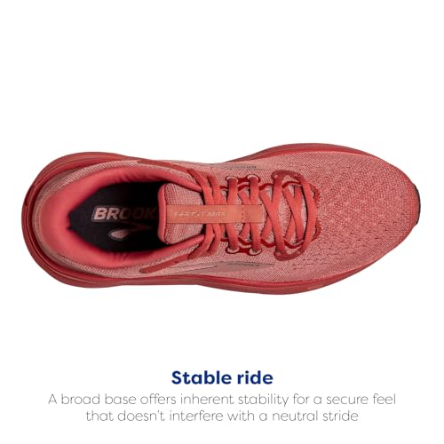Brooks Women’s Ghost Max Cushion Neutral Running & Walking Shoe - Faded Rose/Rosette - 6.5 Medium