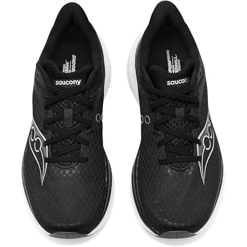 Saucony Men's Endorphin Speed 5 Sneaker, Black/White, 11.5