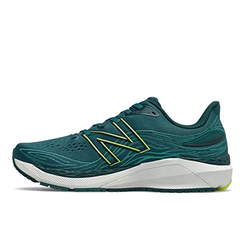 New Balance Men's Fresh Foam X 860 V12 Running Shoe, Mountain Teal/Sulphur Yellow, 10 M - product image