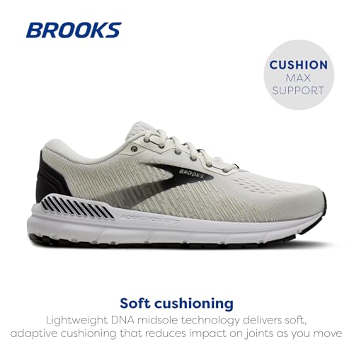 Brooks Men's Addiction GTS 15 Supportive Running Shoe - Vaporous Grey/Black/White - 13 Wide