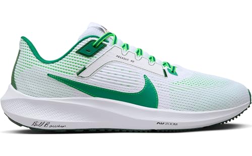 NIKE Men's Air Zoom Pegasus Sneaker, White Malachite Fir Green STRI, 11 US