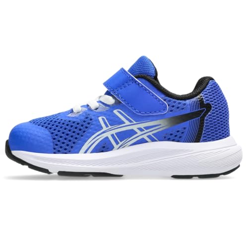 ASICS Kid's Contend 10 TS Running Shoes, K5, NEON Blue/White