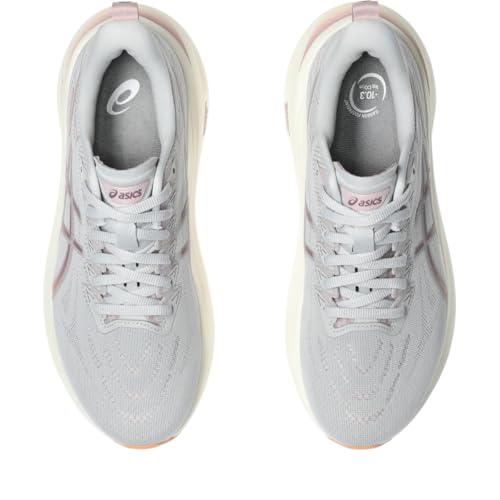ASICS Women's GT-2000 13 Running Shoe, 8.5, Concrete/Watershed Rose