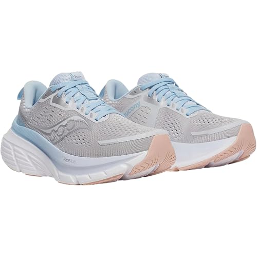 Saucony Women's Guide 18 Sneaker, Cloud/Dream, 9