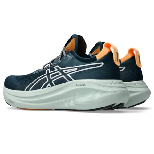 ASICS Men's Gel-Nimbus 27 TR Running Shoes, 12, Nature Bathing/Tranquil Teal