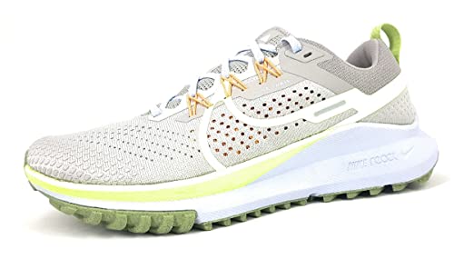Nike Men's Pegasus Trail 4Road Running Shoe, Lt Iron Ore Volt Cobblestone, 10.5 US