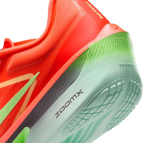 Nike Zoom Fly 6 Men's Road Racing Shoes (Bright Crimson/Lime Blast/Mint Foam/Cave Purple) Size 7