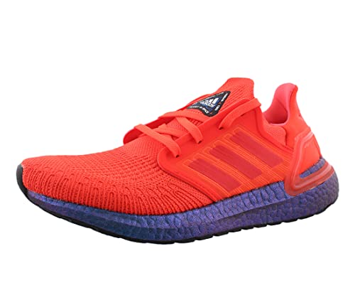 Adidas Men's Ultraboost 20, Solar Red/Solar Red/Boost Blue Violet Metallic, 10.5
