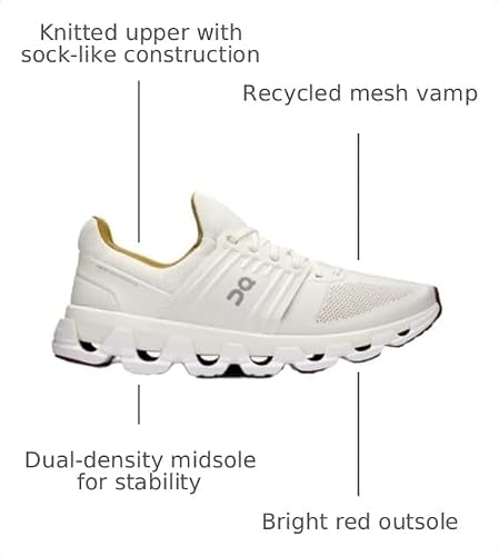 On Cloudswift Suma Mens Shoes Size 12, Color: Undyed White/Ivory-Off-White