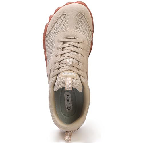UBFEN Womens Barefoot Shoes Mens Wide Toe Box Zero Drop Minimalist Sneakers