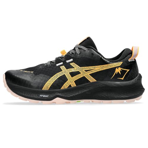 ASICS Women's Gel-Trabuco 12 GTX Trainers, Black Stadium Orange, 39.5 EU