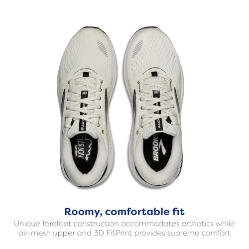Brooks Men's Addiction GTS 15 Supportive Running Shoe - Vaporous Grey/Black/White - 13 Wide
