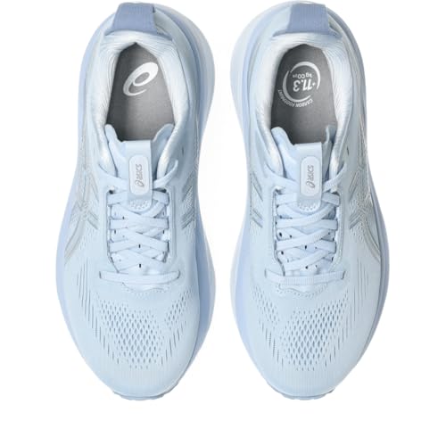 ASICS Women's Gel-Kayano 33 Running Shoes, 8, Solid AIR/Soft Sky
