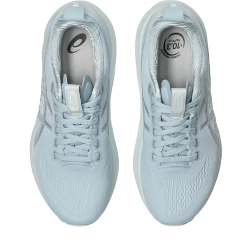 ASICS Women's Gel-Kayano 32 Running Shoes, 9, Sky/Pure Silver