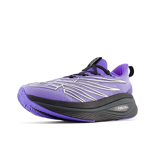 New Balance Women's FuelCell SuperComp Elite V3 Running Shoe, Electric Indigo/Black, 8 W