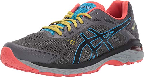 ASICS Men's GT-2000 7 Trail Running Shoes, 9.5, Dark Grey/Black