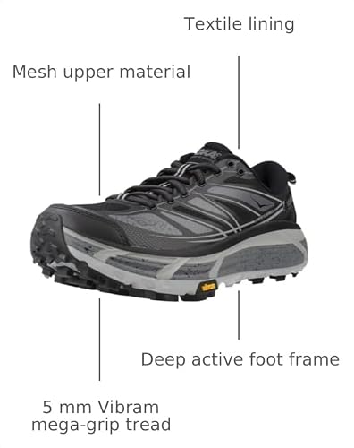 Hoka Unisex Mafate Speed 2 Castlerock Men's 8, Women's 9 Medium - alternate view 3