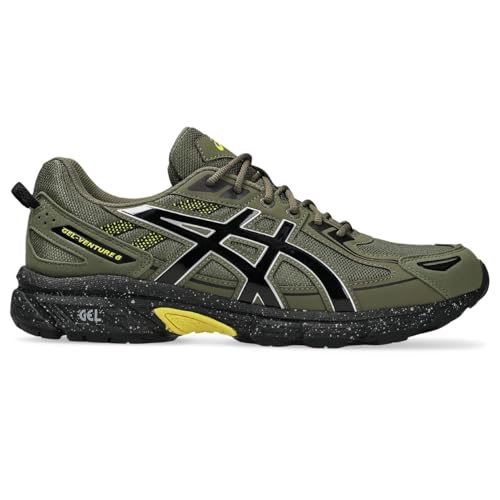 ASICS Unisex Gel-Venture 6 Trainers, Coat Green Black, 38 EU