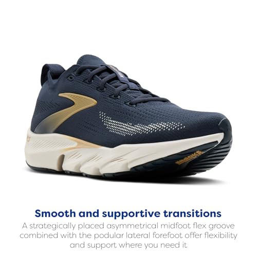 Brooks Men’s Glycerin Flex Neutral Running & Walking Shoe - Spellbound/Starfish/Coconut - 10 Medium