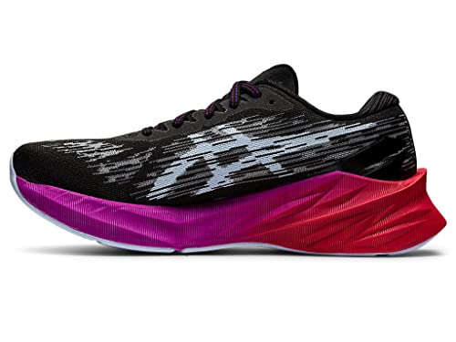 ASICS Women's NOVABLAST 3 Running Shoes, 7, Black/Soft Sky