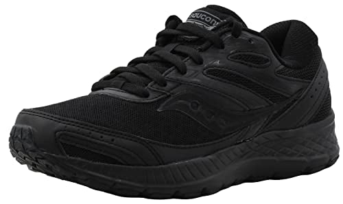 Saucony Women's Cohesion 13 Running Shoe, Black | Black, 7.5 M US