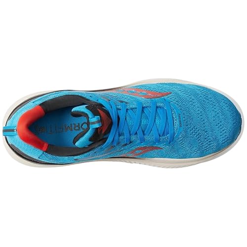 Saucony Men's Echelon 9 Sneaker, Ocean/Redrock, 10