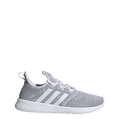 adidas Women's Cloudfoam Pure 2.0 Running Shoe, White/White/Black, 6