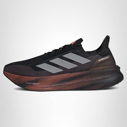 adidas Men's Ultraboost 5X Running, Black/Silver Metallic, 13