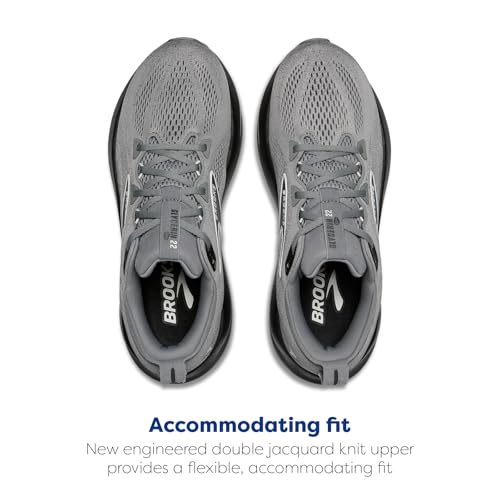 Brooks Men’s Glycerin 22 Neutral Running Shoe - Primer Gray/Ebony/Bluewash - 12 Medium